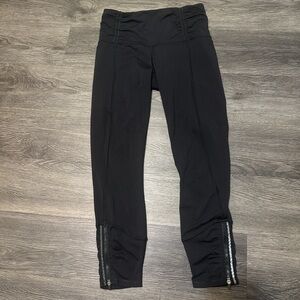 Lululemon Black Leggings Reflective